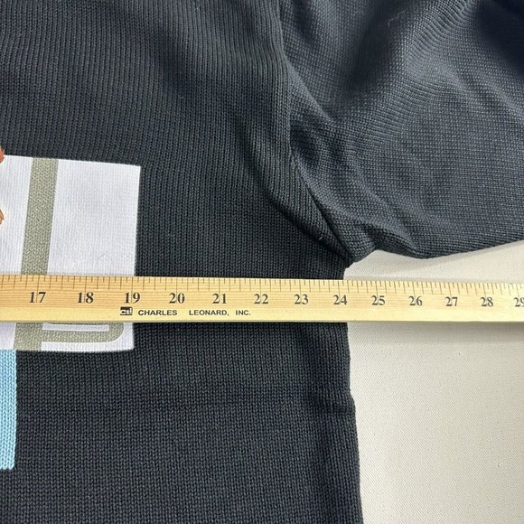 Studio By Southpole 90s XL Black Sweater Looney Tunes Bugs Wile E Coyote Hip Hop - Picture 9 of 10